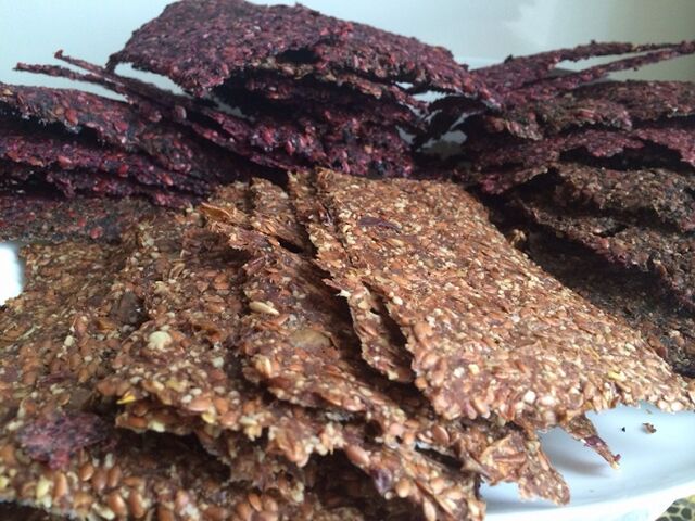 método para preparar chips de liño para a dieta Dukan
