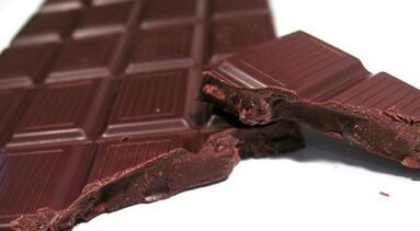 mono-dieta de chocolate para perder peso en 7 kg nunha semana