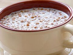 trigo sarraceno - dieta kefir para a perda de peso