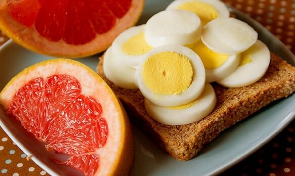 ovos e pomelo para a dieta maggi